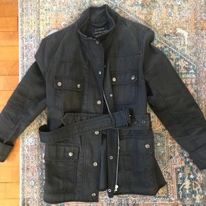 Faded Black J.Crew Field Military Jacket